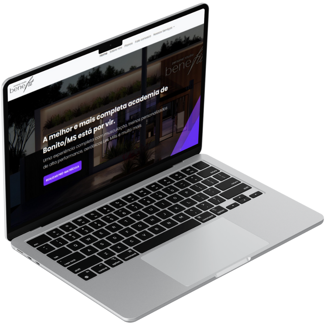 site de academia